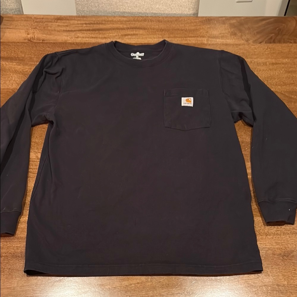 Carhartt Black Long Sleeve Shirt size Medium